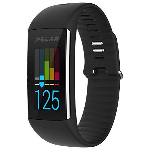 Polar A360 - Pulsómetro, color negro, talla M