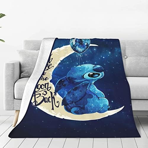 TEXPXV Cute Cartoon Throw Blanket for Adults Kid 3D Printed Fuzzy Cozy Microfiber Plush Lightweight Fleece Blanket All Season for Home Couch Bed and Sofa Gifts 60"x80"