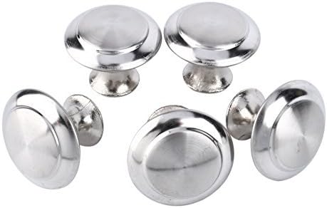 Yosoo Cabinet Knobs Round, Ball Stainless Steel Cabinet Door Knob Drawer Pulls Cabinet Knob Drawer Handles Kitchen Cupboard Knobs, Pack of 10 (28mm)