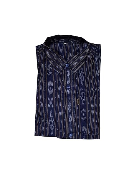Image of Odisha Handloom 100% Pure Cotton unstitched Sambalpuri Pasapali Shirt fabric for Men /Boys Odisha Traditional kurta Soft & Breathable Natural Cotton fabric