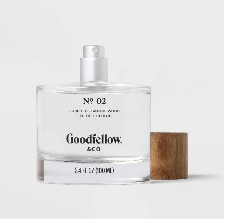 Goodfellow & Co No. 02 Juniper & Sandalwood Men's Cologne, (3.4 fl oz,)