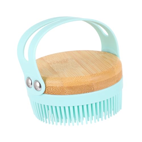 TOGEVAL 竹環境配慮型ベビー用シャワーブラシ 軽量エルゴ ックデザイン 柔らかいテクスチャー 頭皮マッサージと洗浄に の繊細な頭皮対応
