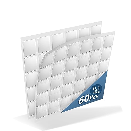 Kuchoow Biadesivo Extra Forte | 60 Pezzi | Trasparente, Riutilizzabile E Lavabile | Per Pareti, Decorazioni, Schiume Fonoassorbenti | Senza Tracce - Foto 10