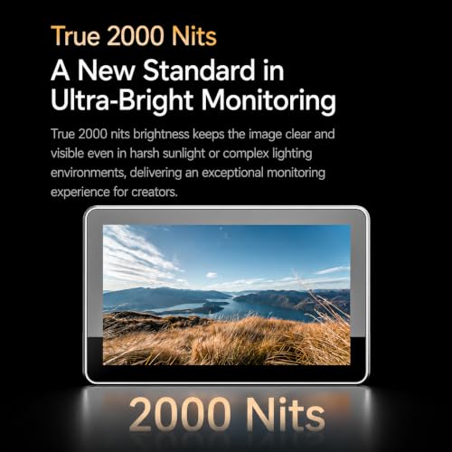 Image of VILTROX DC-X2 6-Inch 2000 Nits Field Monitor, 4K30 HDMI Touchscreen, 3D LUT