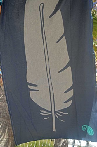 Fouta telo per hammam Molla, Grigio, di alta