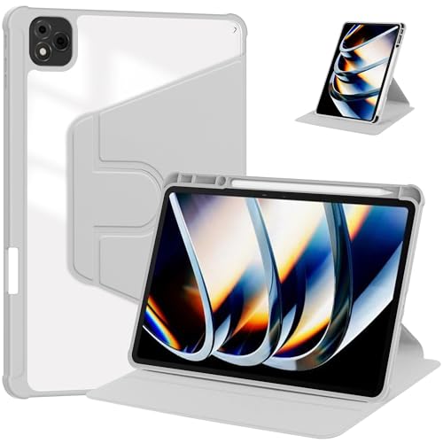 Étui rabat Infinix Xpad 11 2024 coque arrière transparente béquille porte-crayon