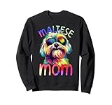 Photo Gallery maltese dog mom colorful pop art womens cane maltese felpa Photo Gallery maltese dog mom colorful pop art womens cane maltese felpa