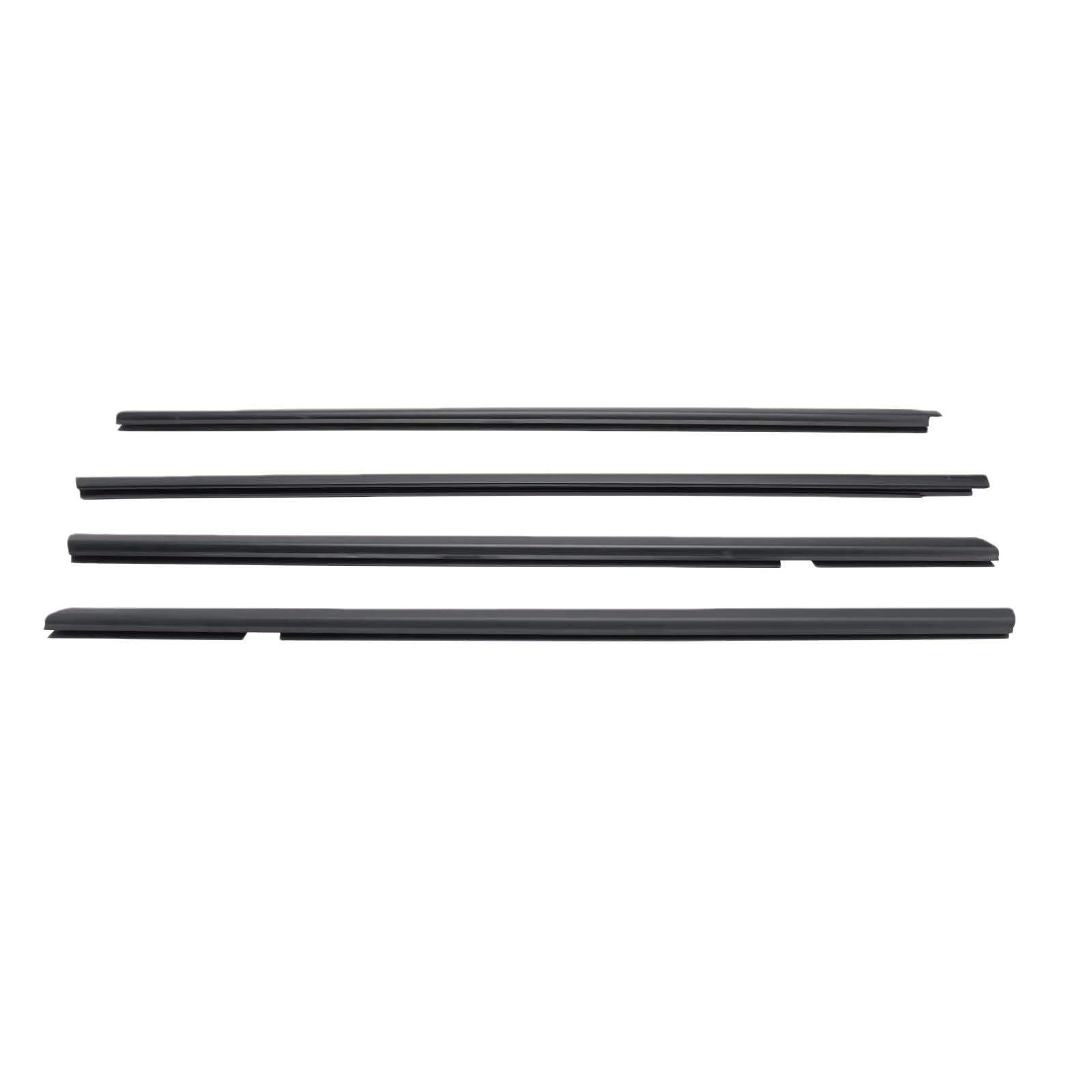 Mzxygkli One Color Car Window Weather Strip 4Pcs Outside Window Moulding Weatherstrip For Insight 2010 2011 2012 2013 2014