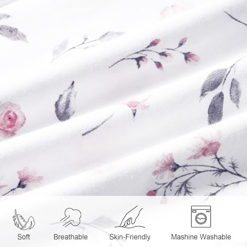 Image of david's kids 3 Pack 100% Organic Cotton Baby Sleep Sack 12-18 Months, Ultra Soft Baby Wearable Blankets with 2-Way Zipper, Comfy Toddler Sleeping Bags for Boys Girls Neutral, Large Size, Floral