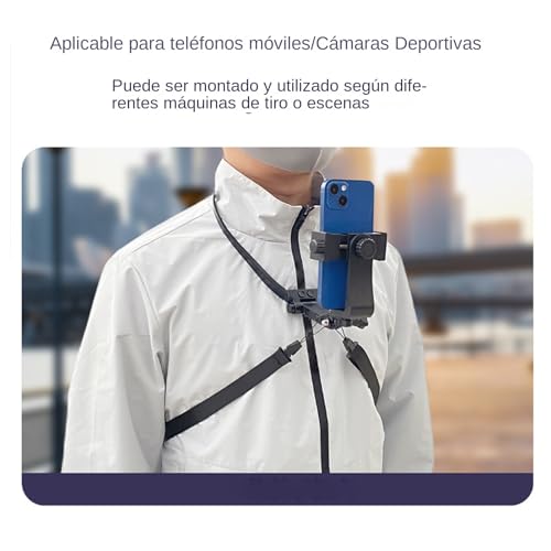 Soporte para teléfono para el cuello resistente y ajustable para gimnasio 4