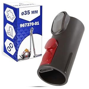 Adapter Quick Release with a Diameter of Ø35 for Vacuum Cleaner Hose Has the Original Code 967370-01 96737001 for Dyson - Warranty 10 Years - MONTERAL