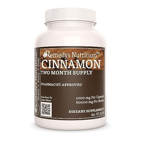 Remedy's Nutrition Cinnamon Bark Ceylon 1,000mg Capsules Cover