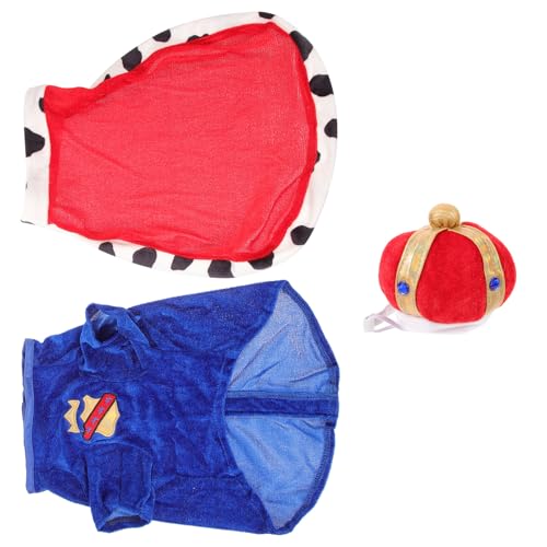 Disfraz Beaupretty corona y capa para perros tamaño M