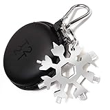 18 in 1 Snowflake Multitool - Stainless Steel Snowflake Wrench/Flat Phillips Screwdriver Tool,...