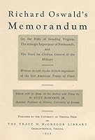 Richard Oswald's Memorandum: On the Folly of Invading Virginia, The St B000R7Q0DC Book Cover