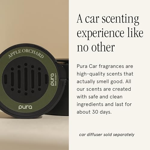 Image of Pura Car Scent Refill, Apple Orchard | Fragrance for Pura Car Diffuser, Clean and Safe Luxury Diffuser Scent, Long-Lasting Fragrance for 30 Days of Aroma