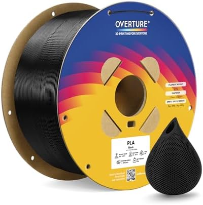 OVERTURE High Speed PLA Black 3.00kg