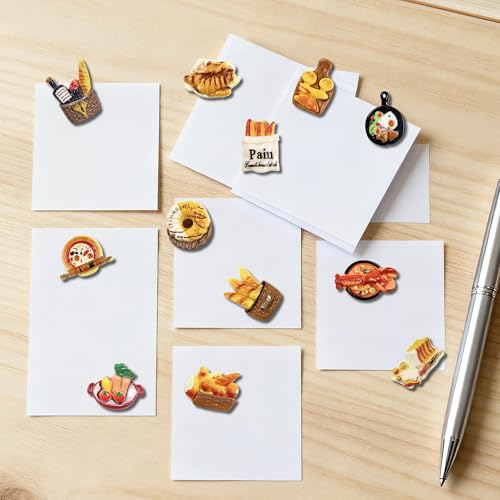 36 imanes decorativos para refrigerador en resina miniatura 4