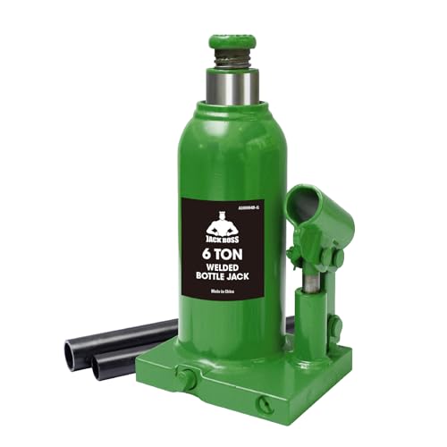 Jack Boss Bottle Jack 6 Ton (12,000 LBs) Hydraulic Car Jack, Fit for Auto Truck Repair and House Lift, Green by Jack Boss - Used condition - US$26.20