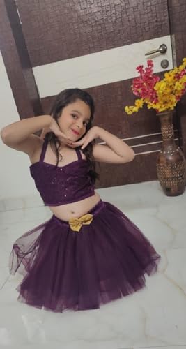 Image of TILISM New Born Baby Tutu Crop Top Skirt Dress with Hairband