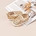LONSOEN Baby Girls Boys Fashion Dress Oxford Loafers Sequins Infant Prewalk Newborn Crib Shoes,BAY257 Gold 0-6 Months