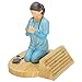 Nurse's Prayer, Kneeling In Uniform 4.5 x 5.5 Resin Stone Tabletop Figurine