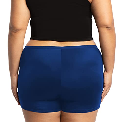 Thinx Boyshort Period Underwear For Women, Period Panties, Fsa Hsa Approved Feminine Care, Menstrual Underwear Holds 4 Tampons, Navy, Large #TOP2