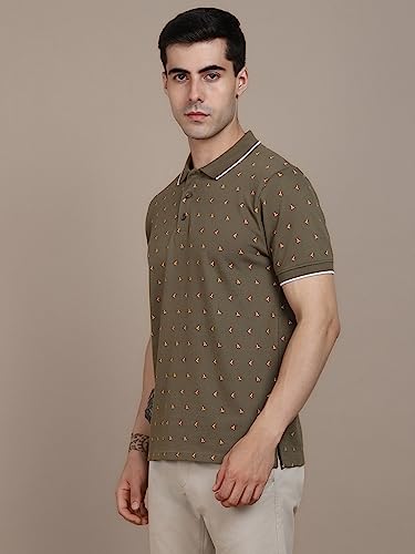 Image of Dennis Lingo Printed Polo Tshirt for Men