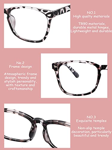 Image of Onrtry Non Prescription Glasses for Men Women Square Clear Lens Eyeglasses