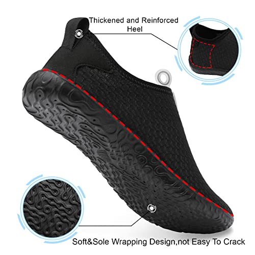 Image of Spesoul Womens and Mens Water Shoes Breathable Quick Dry Soft Barefoot Aqua Socks for Hiking Swim Beach Surf Yoga Sport