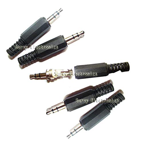 Conectores de Audio Jack 3.5mm Macho 5 Piezas miniatura 1