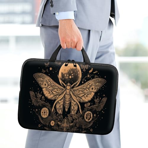 Funda con asa para laptop 17 pulgadas, diseño Floral miniatura 2