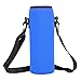 Couvercle de Bouteille d'eau, Sac de Couverture de Bouteille, Sac de Couverture de Bouteille d'isolation Thermique, Pochette de Couverture de Bouteille en néoprène 1000ML pour Les Voyages,(Bleu)