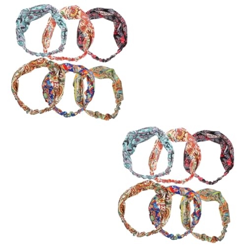 Bandeaux imprimés floral extensibles et confortables pour le fitness et le yoga