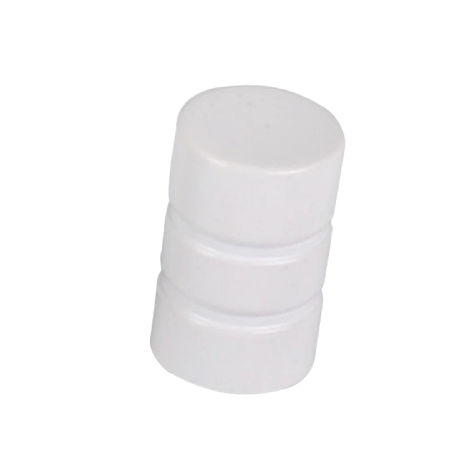 LUYSGBXR Curtain Rod Head Curtain Decorative/Rod 1 Piece Alloy Finishes Ends Heads 28mm(White B)