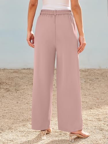Image of LILLUSORY Womens Wide Leg Dress Work Flowy Pants Business Casual Outfits | 2026 Trousers, Dressy Slacks, High Waisted Palazzo, Professional Office Interview Clothes, Travel Wear