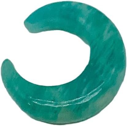 Uni Craft Natural Amazonite Gemstone Handmade Naga Body Piercing Tribal Septum Pincher Jewelry, 12g (2mm) to 1/2 inch (12mm), Customized Sizes Available