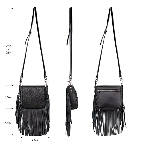 Image of Montana West Fringe Purse Western Purses for Women Crossbody Bag
