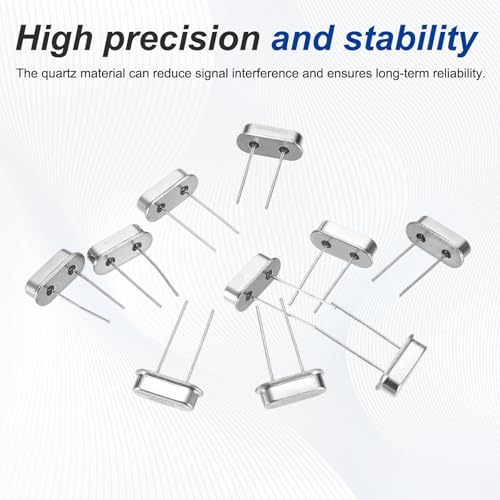 MECCANIXITY 10 Pcs Quartz Crystal Oscillator 18.432MHz Passive Crystal Resonators Oscillator Assortment Kit DIP 2 Pin Replacements - Thumbnail 4
