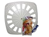 für 8 oder 16 Croissants Tupperware© Party Snack Croissants mit Rezept-Flyer Weiß-blau