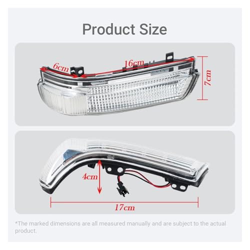 Intermitente espejo retrovisor LED para Pajero V73 V87 V93 2009-2013 lateral coche 4