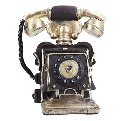 Téléphone rotatif rétro résine pour décorer meuble vide