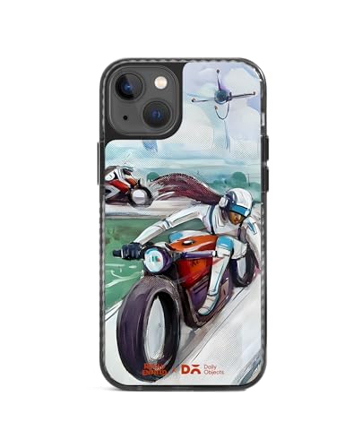 Image of DailyObjects Timeless Touch Stride 2.0 Magnetic Case Cover Compatible with iPhone 15 | Wireless Charging Slim Back Cover | 2 Layer Edge Protection & Shockproof