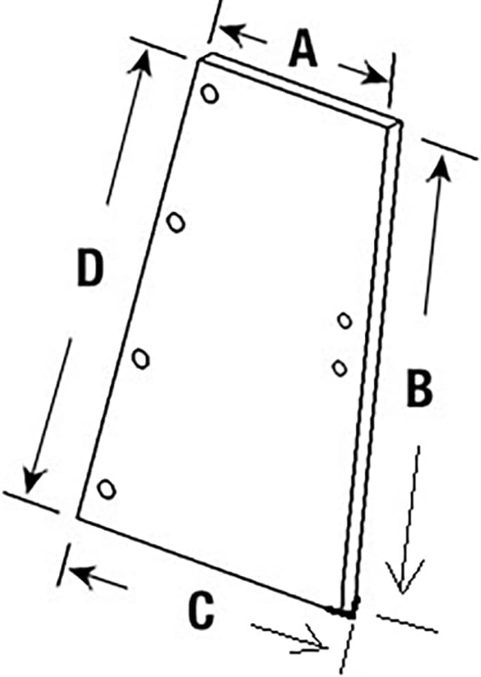 HC109319C2 Wing Window Glass, RH or LH Fits International