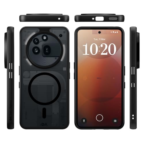 Image of DailyObjects Nimbus 2.0 Magnetic Phone Case Cover Compatible with Nothing Phone (3a) Pro | Wireless Charging Slim Back Cover | 2 Layer Edge Protection & Shockproof