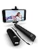 Bluetooth Selfie Stick With Smart Power Bank / Remote Camera Shutter - Advanced Wireless (Made With USA Technology) Monopod For All iPhones (iOS 5.0+), Samsung Galaxy, Note, Android Phones (4.2+)