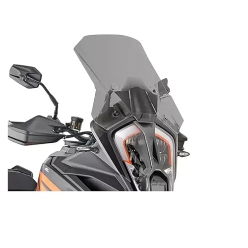 �I�[�g�o�C�E�C���h�V�[���h �X�N���[�� �f�t���N�^ 1290 ADV S�p 1290ADV S 1290-ADV S 2021 2022 �I�[�g�o�C�p �t�����g�K���X ���� �J�悯 �����v���e�N�^�[(Grey 44.5cm)