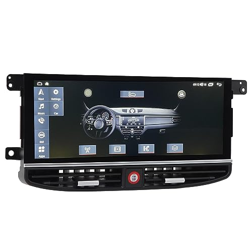 Leitor multimídia para carro, navegação GPS WiFi 12,3 polegadas tela sensível ao toque estéreo para