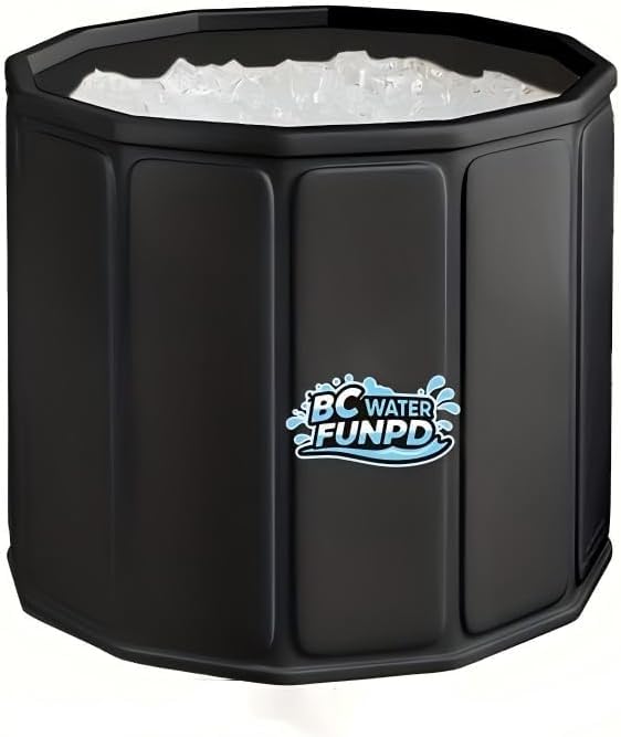 Ice Bath Tub for Athletes - Portable Ice Bath - Cold Plunge Tub, Cold Plunge Tub for Recovery & Cold Water Therapy, Cold Plunge for Indoor Outdoor 90 Gallons 80 * 80 * 65cm