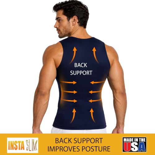 Image of Insta Slim - Made in USA 3 Pack Compression Muscle Tank Body Shapers for